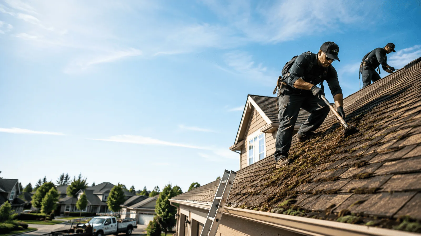Roof Moss Removal in Sidell, IL near me